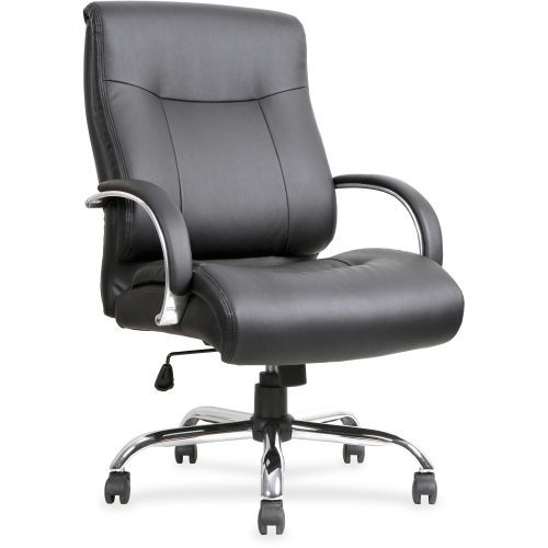 Lorell Leather Deluxe Big/Tall Chair (LLR40206)-image