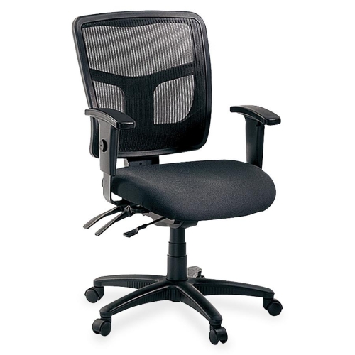 Lorell ErgoMesh Series Managerial Mid-Back Chair (LLR86201) main image