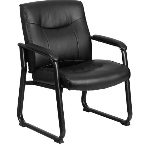 Big & Tall Leather Guest Chair (MAO2136)-image