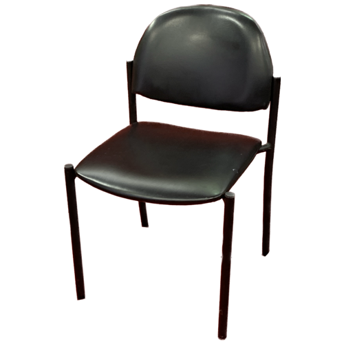 USED Black Stacking Chair (MAO69A7019-X5) main image
