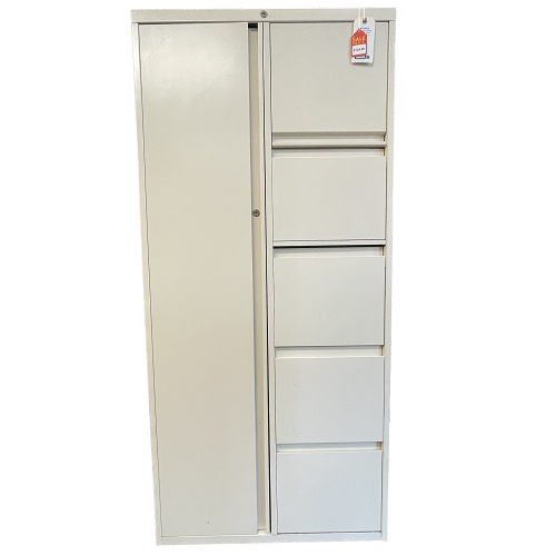 Used Wardrobe & File Cabinet (MAOLWFC1)-image